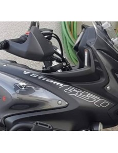 Decoração para parte plástica preta Vstrom 650 - 2015
